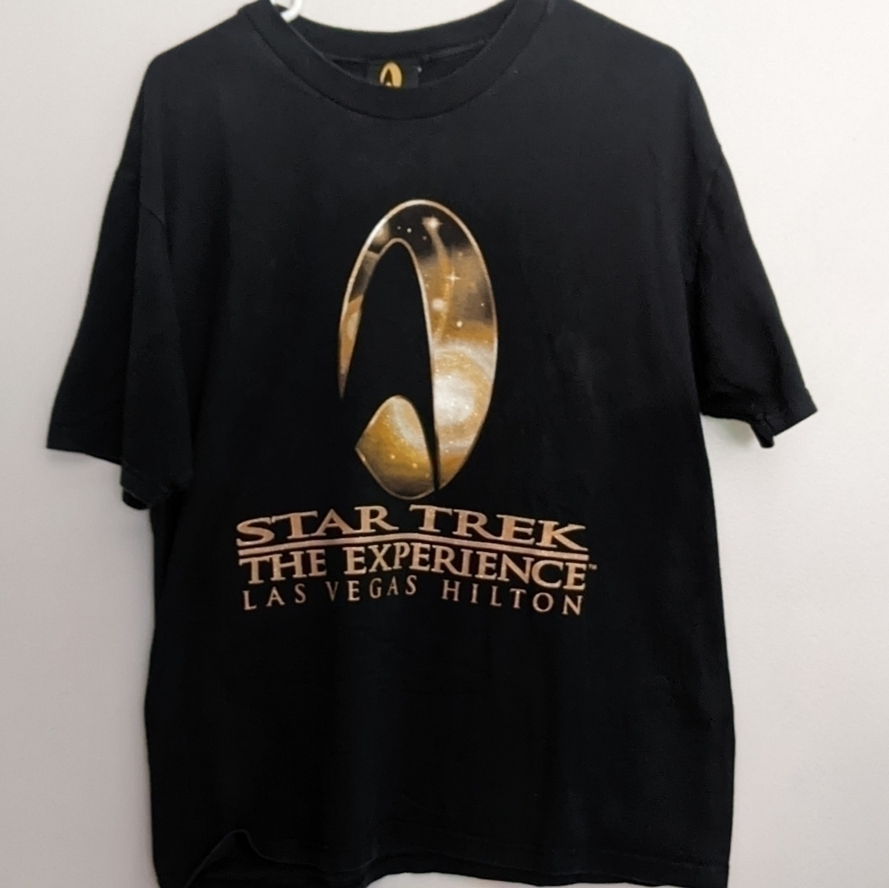 Vintage star trek the experience las vegas t-shirt large 🌚👽🚀
